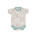 Body bumbac organic bebe FS Baby - Ecru Green